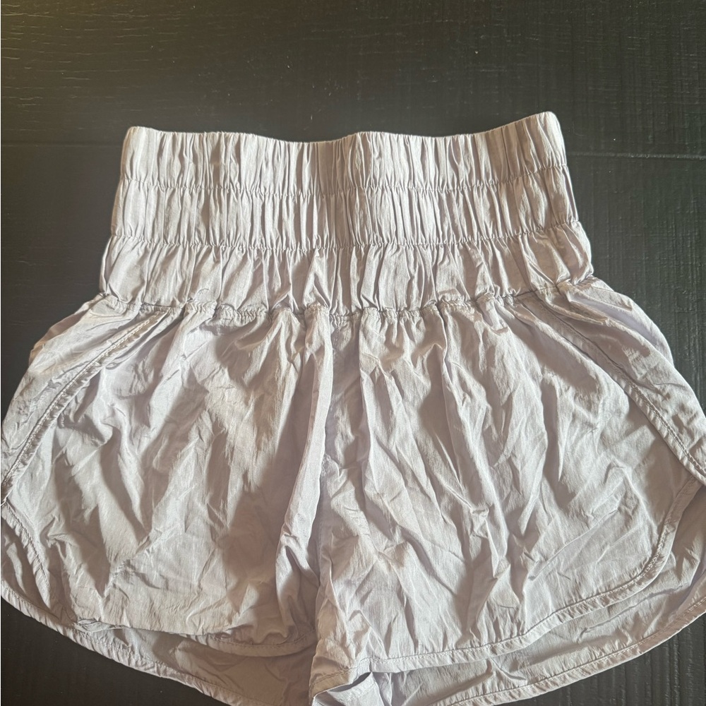 Free People Women's High-Waisted Light Lavender Shorts